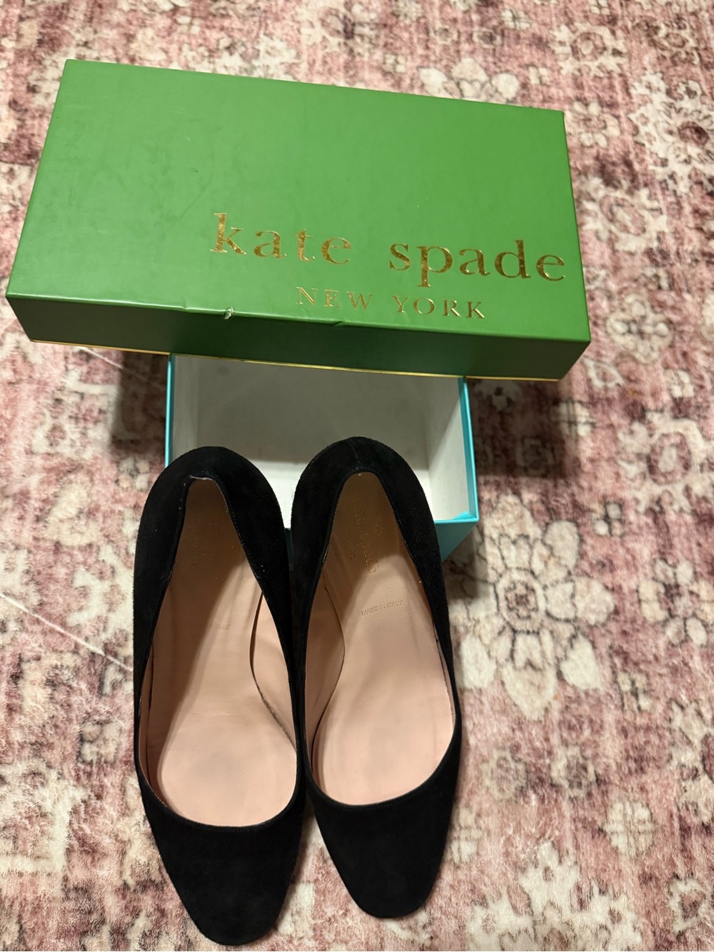 kate spade Black Suede Women's Pumps
